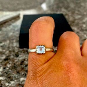 Aquamarine 925SS Ring